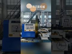 Plandrehmaschine zur Bearbeitung der Flanschendfläche