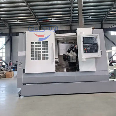 Metallschneiden Automatisches Legierungsrad Schrägbett CNC Drehmaschine TCK550