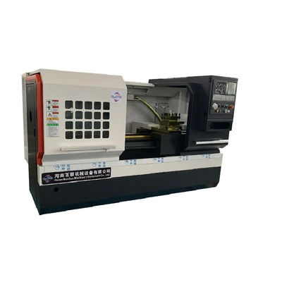 Schweres Metall Schneiden Hochpräzisions-Flachbett CNC Drehmaschine Horizontal