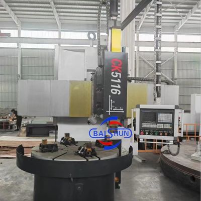Automatische Metallfräsenmaschine CK5116 CNC Einkolumnen vertikale Drehmaschine