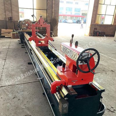 Schwerlastmaschine 4 Meter Universalgroßer Durchmesser Größe Horizontale Metalldrehmaschine