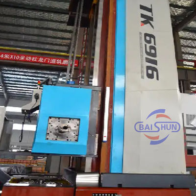 Hohe Präzision Hochsteifmetall CNC Bohren und Fräsen Maschine Horizontale Weiß und Blau