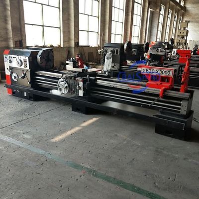 105 mm Spindelbohrung Schwerlast-Handdrehmaschine Horizontale Drehmaschine