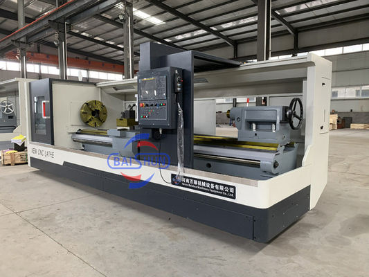 Schwere Flachbett-CNC-Drehmaschine 4/6m/min X/Z Schnellverlauf inklusive