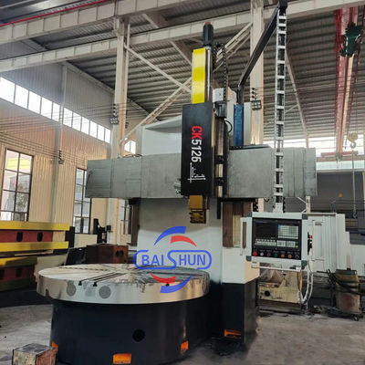 CE-Genehmigung CK5126 Hochsteifigkeit cnc Einkolumnen vertikale Turmdrehmaschine