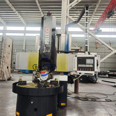 Große schwere vertikale CNC-Maschine / Manuelle Lathe-Maschine zum Schneiden von Metall