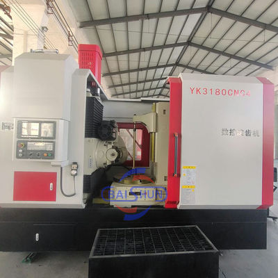 YK3180 Spiralgetriebe Schneidmaschinen CNC-Wurmgetriebe Hobbing-Maschine