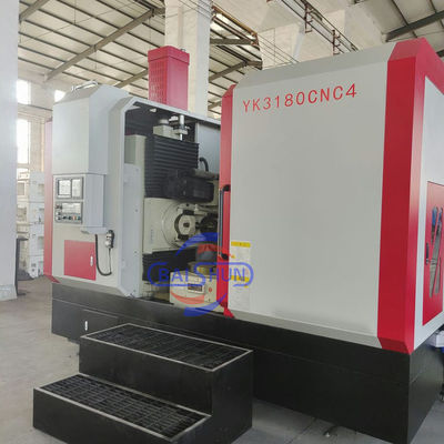 YK3180G 10 Modul CNC-Vertikalgetriebe-Hobbing-Maschine zum Schneiden von Metallgetrieben