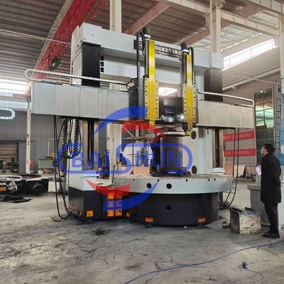 Industrielle CNC-Vertikaldrehmaschine zum Drehen mit großem Durchmesser mit C-Achse und doppelter Säulenstruktur