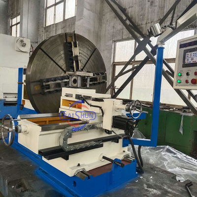 Horizontale Bodenflansche Drehscheibe Drehmaschine zur Bearbeitung von Metallflanschen
