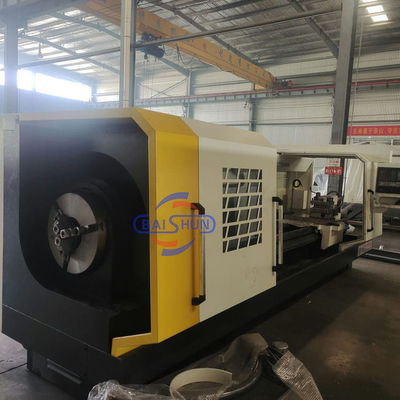 Schwerlast-Doppel Chuck Ölland Metalldrehwerke CNC-Rohr-Drehmaschine