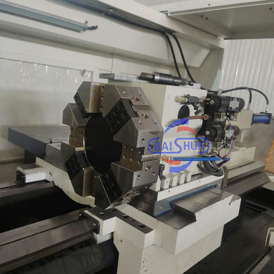 Wirtschaftliche CNC-Metallschneidmaschine Rohr-Drehmaschine mit großer Spindelbohrung