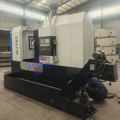 Maschine mit einer einzigen Spalte, vertikale Drehmaschine 1000 mm Tisch-Cnc Vtl mit Schutzdeckel