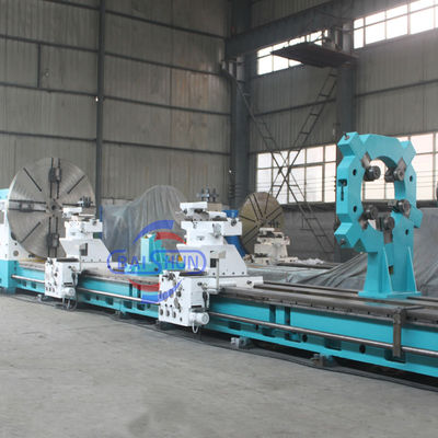 C61250 32T Belastung herkömmliche horizontale Drehmaschine für Schwermaschinenbearbeitung Rollenwelle