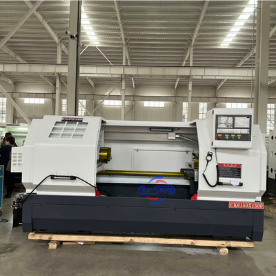 Hochpräzisions-Flachbett-Drehmaschine CK6150 CNC-Horizontal-Drehmaschine