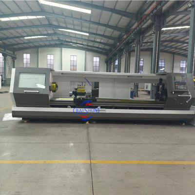 Flachbett-Hochleistungs-Horizontal-CNC-Drehmaschine für die Metallbearbeitung