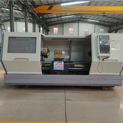 Horizontale Flachbett CNC-Drehmaschine CK6150 500 mm Schwingende 1500 mm Werkstück