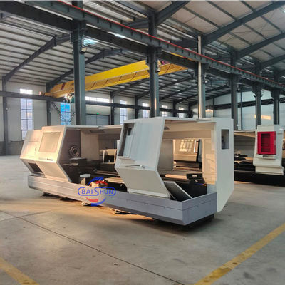 Horizontale CNC Drehmaschine 500mm Schwung 1500mm Werkstück