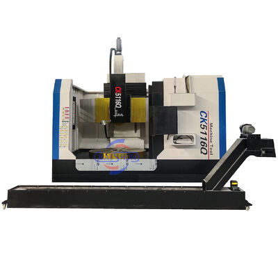 Ck5116 CNC-Hochpräzisions-Einständer-Vertikaldrehmaschine mit Flanschdrehmaschine